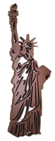 Laser Cut Acrylic Statue of Liberty