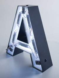 Halo LIt Fabricated Letter